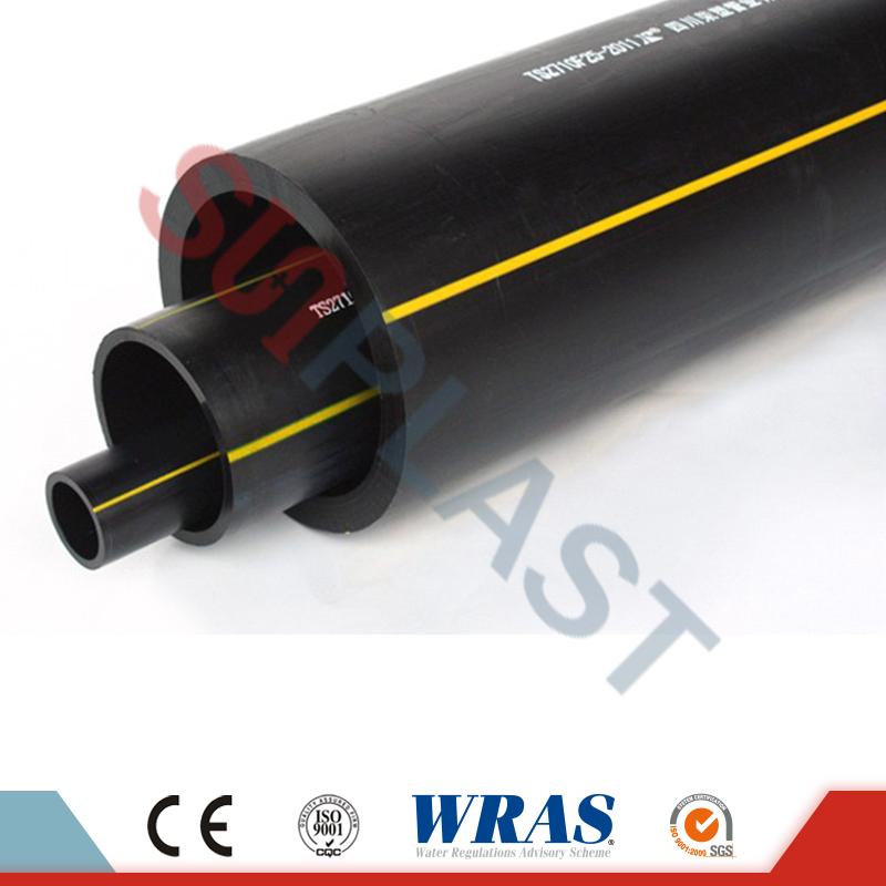 HDPE Pipe Poly Pipe In Yellow Color For Outdoor Gas